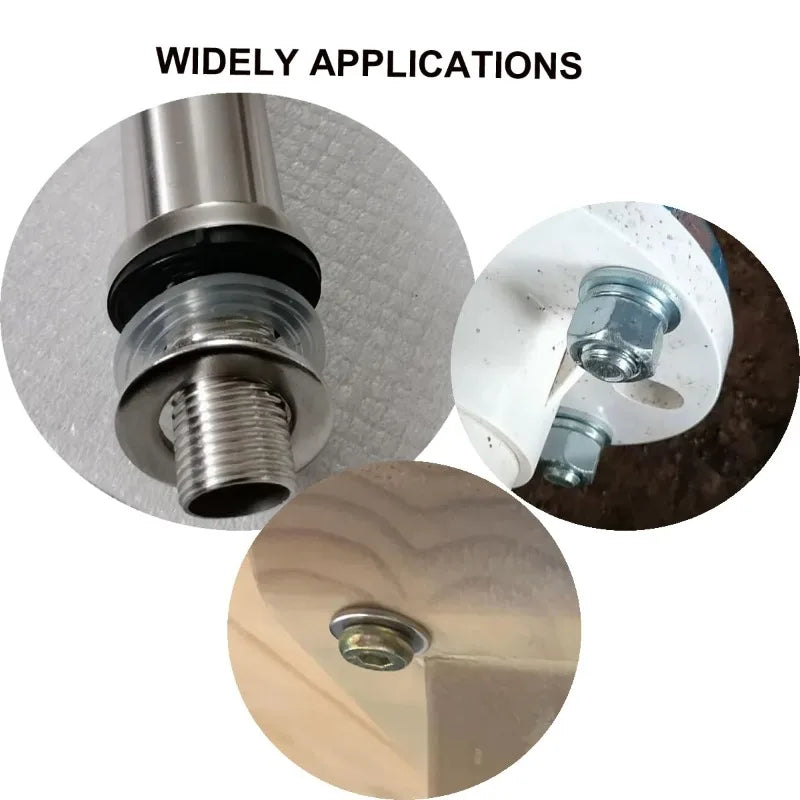 Flache Unterlegscheiben aus Edelstahl M2 bis M16 Sortiment Reparatur