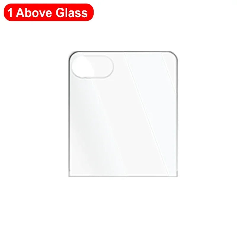 Dünner klarer Front-Displayschutz aus gehärtetem Glas für Galaxy Z Flip 7