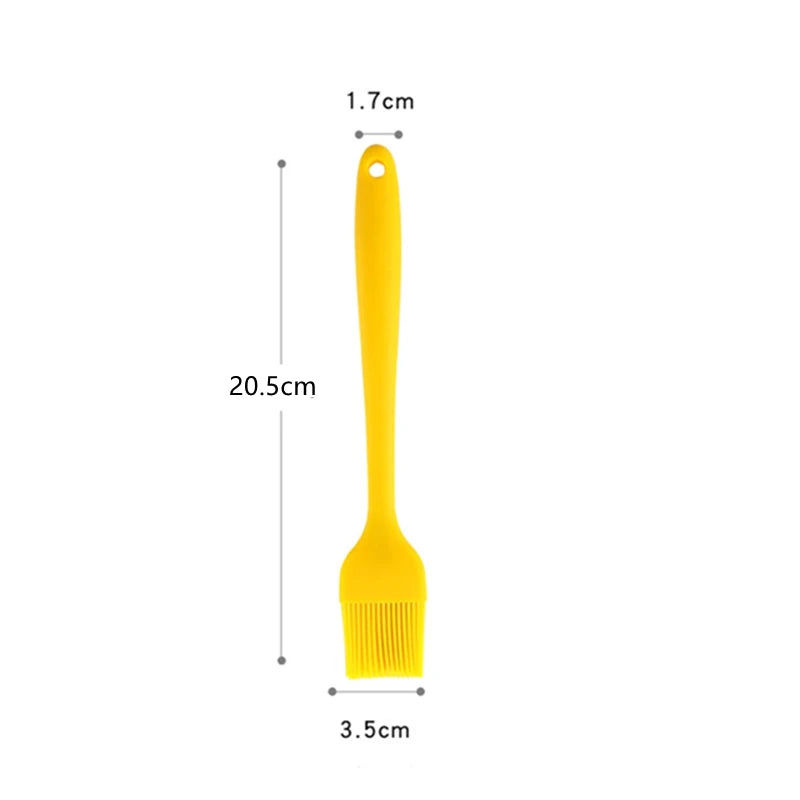 Silikon Ölpinsel – Lebensmittelecht - Hitzebeständig für Grill, Ofen, Küche