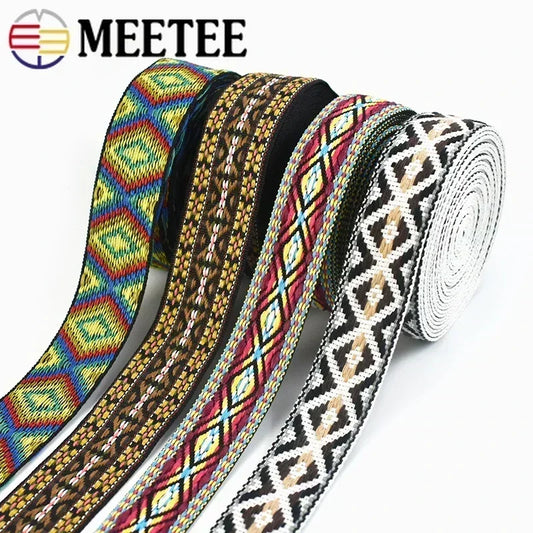Polyester Baumwoll Jacquard Gurtband 30/38mm für DIY Nähen Zubehör
