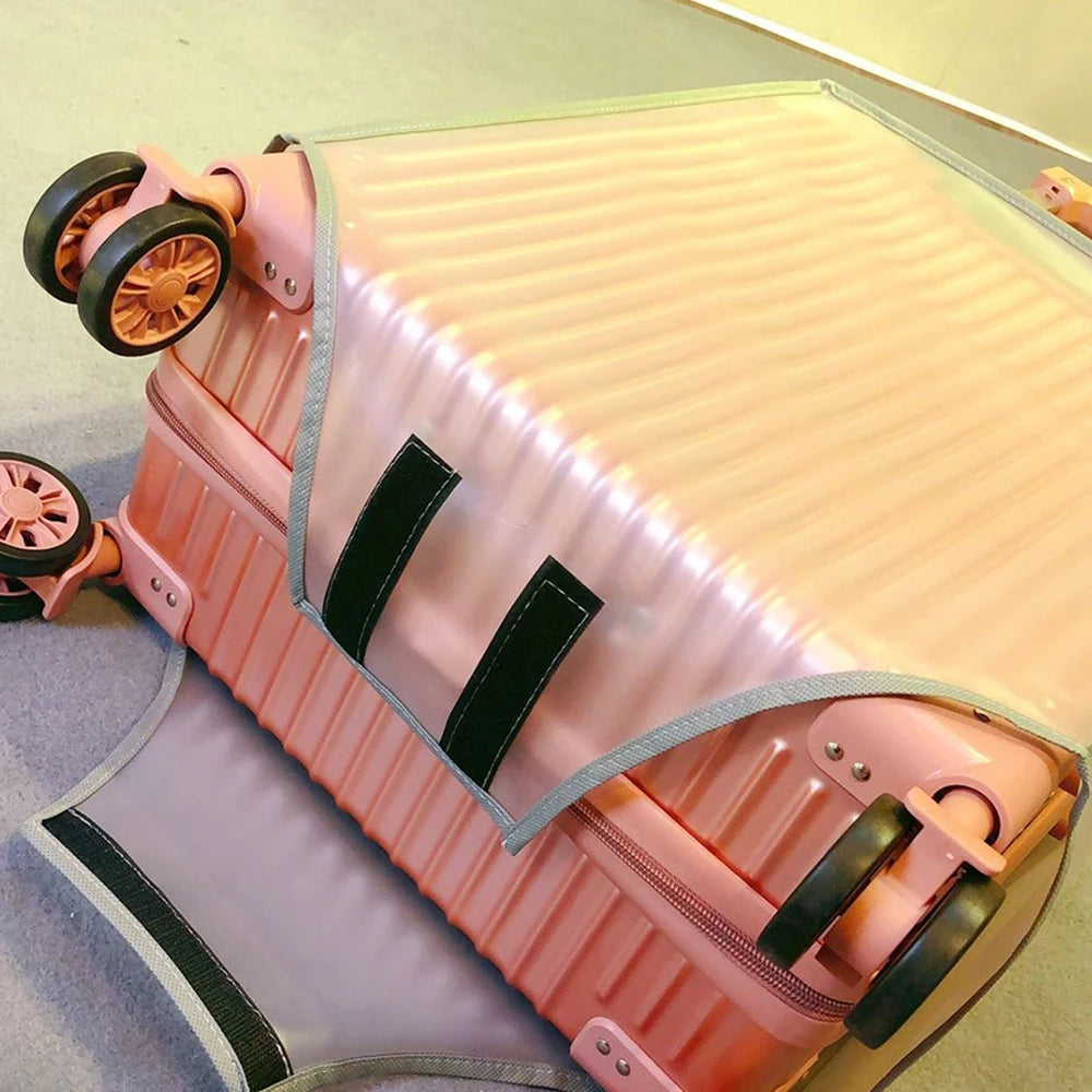 Transparente Gepäck Schutzhülle Wasserdicht Staubschutz Reise Zubehör