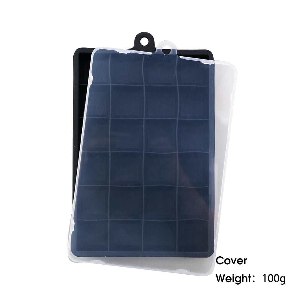 24-Loch Silikon Eiswürfelform mit Deckel und vielseitiger Nutzung