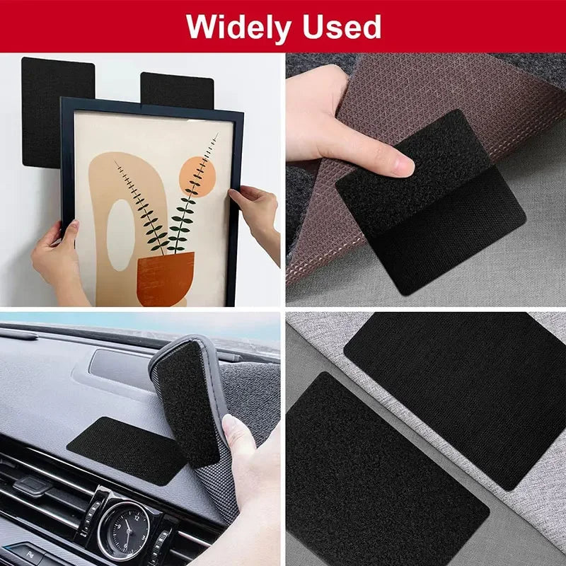 Starke selbstklebende Klettbandstreifen für festen Halt und Ordnung