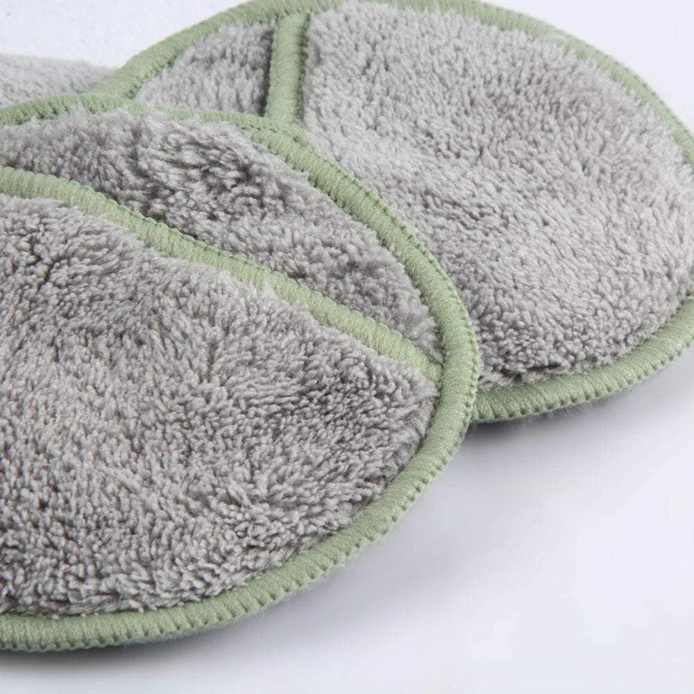 Weiche wiederverwendbare Mikrofaser Reinigungspads 8 cm