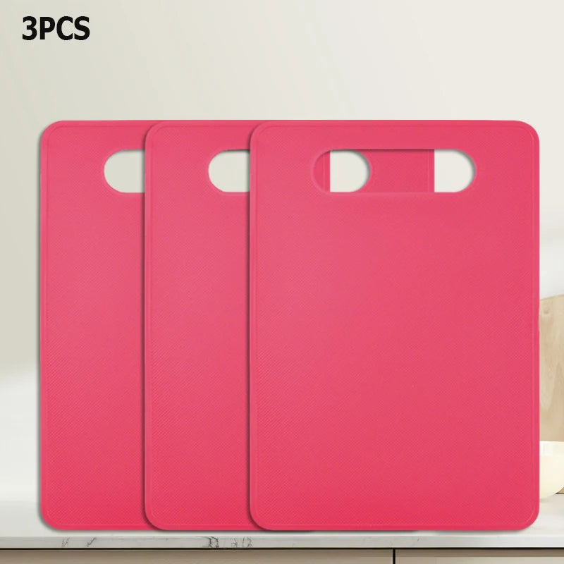 Flexibles Küchenschneidebrett aus Kunststoff rutschfest für Fleisch Gemüse