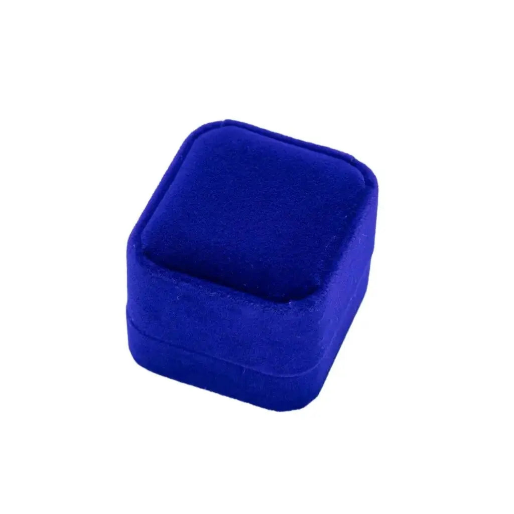 Samt Schmuckbox Organizer für Halskette Ringe Ohrringe Geschenk Verpackung