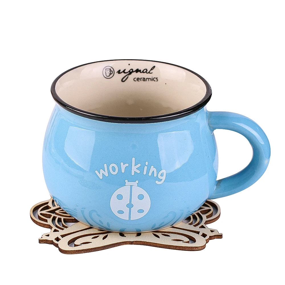 Laser gravierte Holzscheibe für Meditation und Tischdekoration