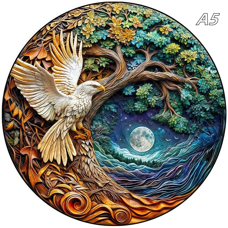 Förderndes 3D Holzpuzzle für kreatives Lernen und Spaß