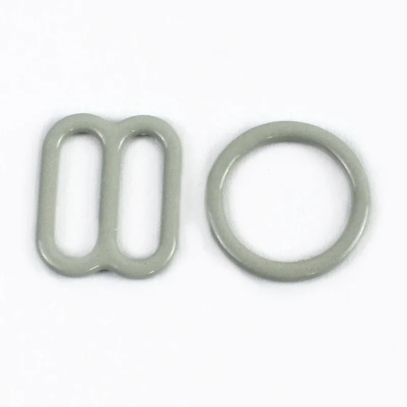 50 100er Set 10mm Einstellbare Bh Gurtschnallen O Ringe Karabiner Clips