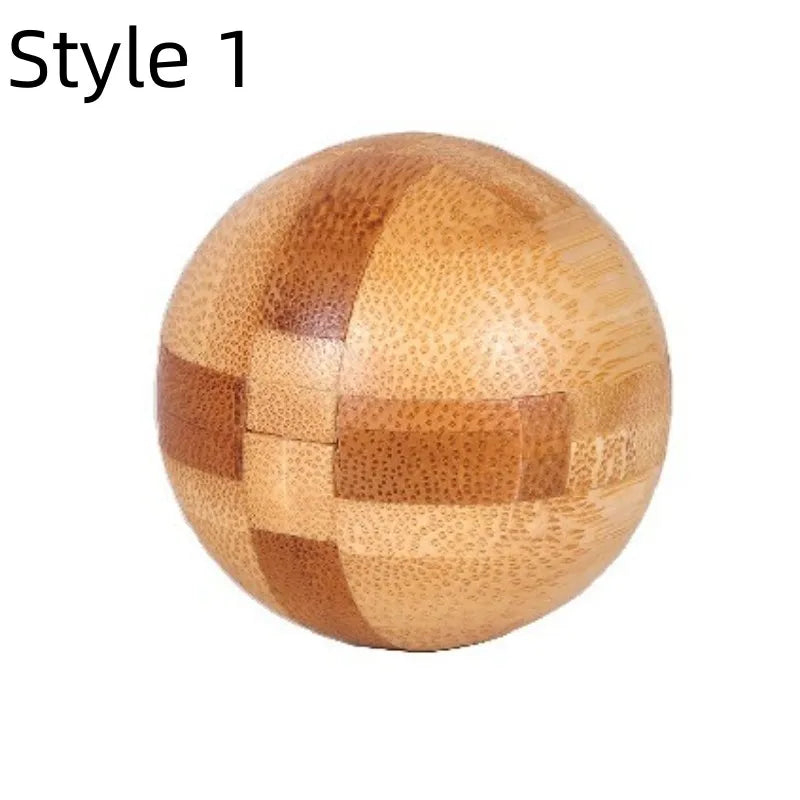 Holz Kong Ming Lock 3D Puzzle Montessori Spielzeug Kinder-Yabubest - Home & More