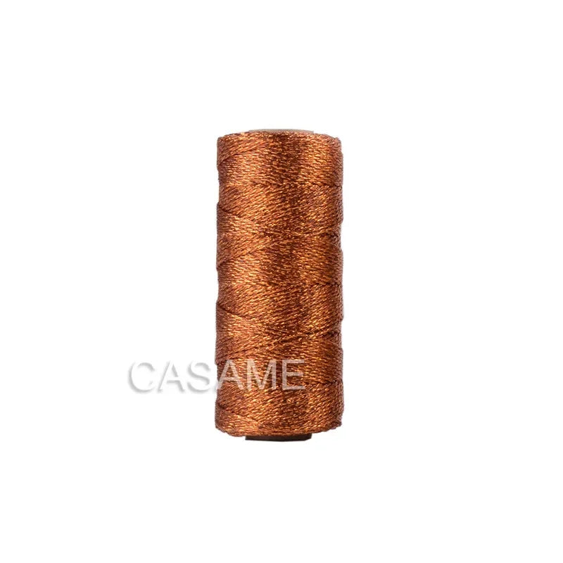 Vielseitige 1,5mm Makramee Schnur Gold Silber für DIY Projekte