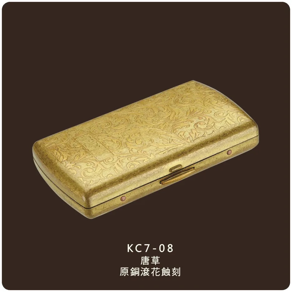 Tragbares Mini Zigarettenetui aus Edelstahl für 12 Zigaretten