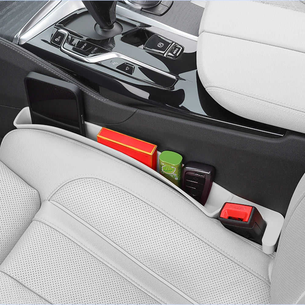 2er Set Auto Sitzlücken Füllbox – Organizer für Handy & Kleinteile