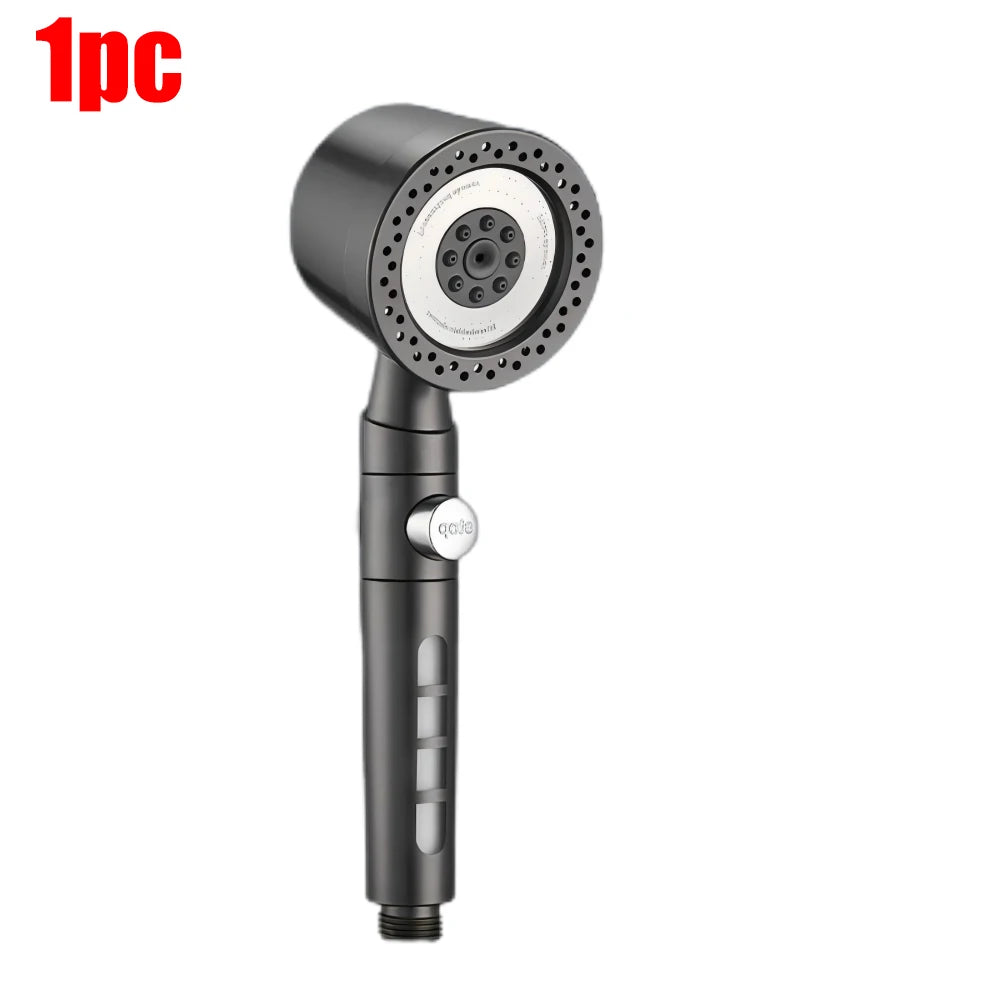 5-Modi Wasserspar Duschkopf mit Filter und hohem Durchfluss