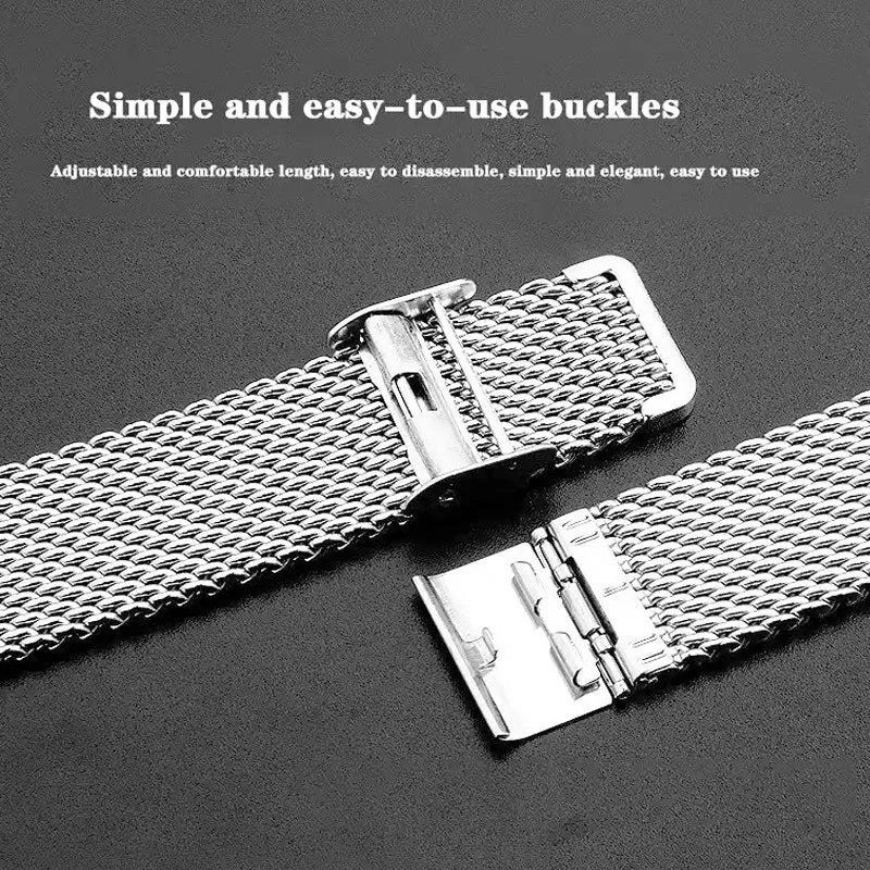 Edelstahl Milanese Armband: Eleganz für Ihre Uhr