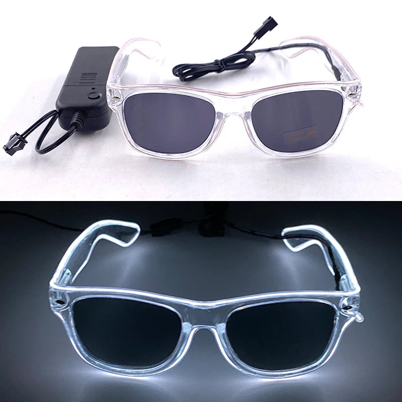 Vielseitige LED Partybrille mit Leuchtmodi für alle Feste