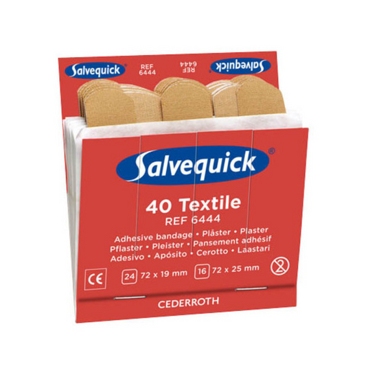 Holthaus Medical Salvequick® Pflaster Nachfüllset REF 6444 Schutzverpackung 2 Größen | Packung (40 Stück)