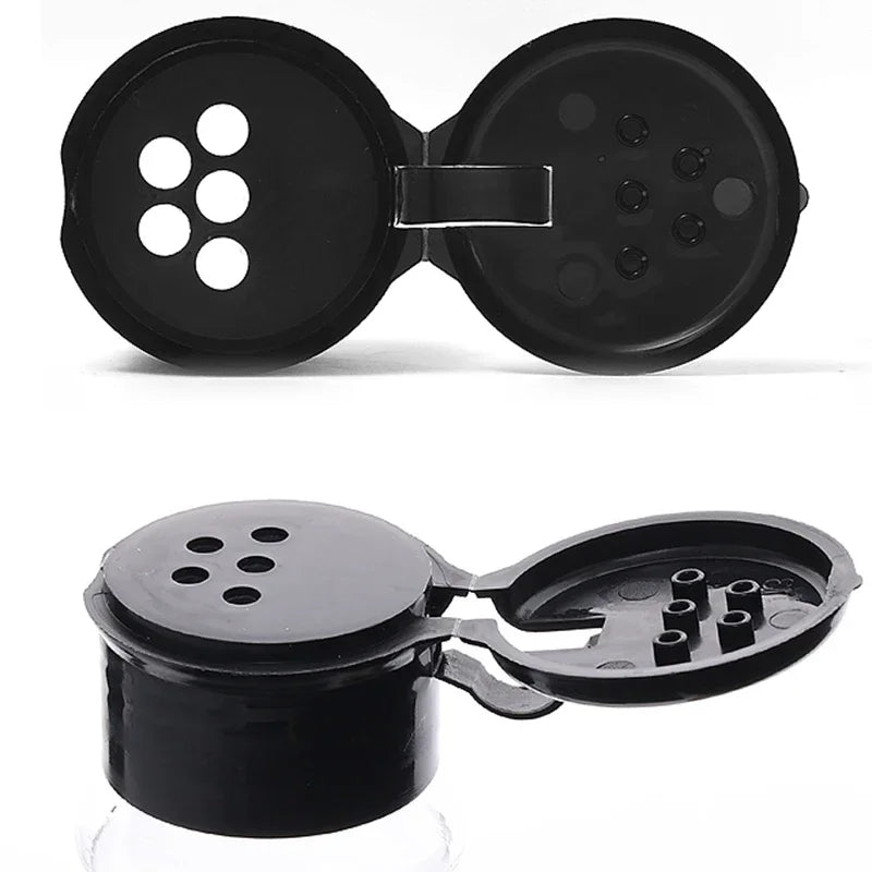 Transparente Gewürzbehälter 100ml mit Deckel Vorratsglas Küche Set