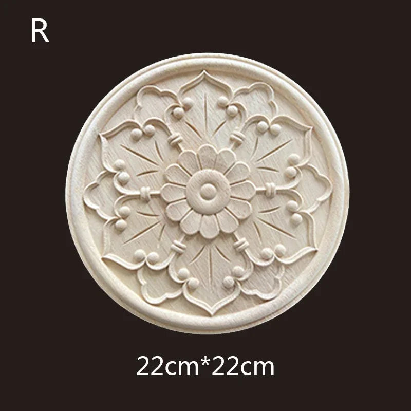 Geschnitzte Holzapplikationen für Möbel und Heimdekoration Basteln