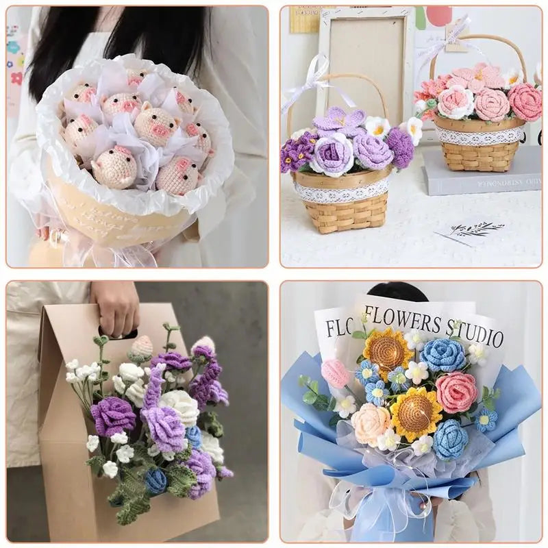 25g Weiches 4-lagiges Milch Baumwollgarn für Stricken und Häkeln