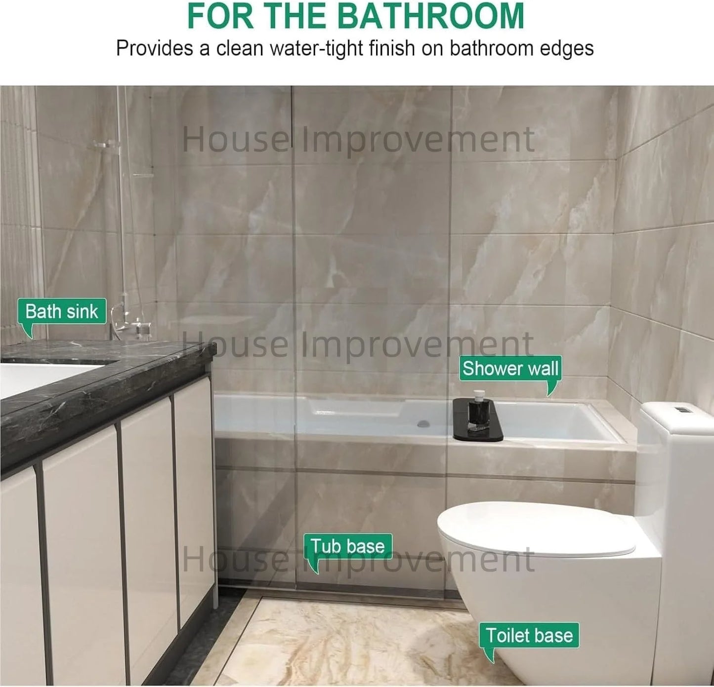 Zusammenklappbare Silikon Wasser Barriere Dusche Selbstklebend Spritzschutz