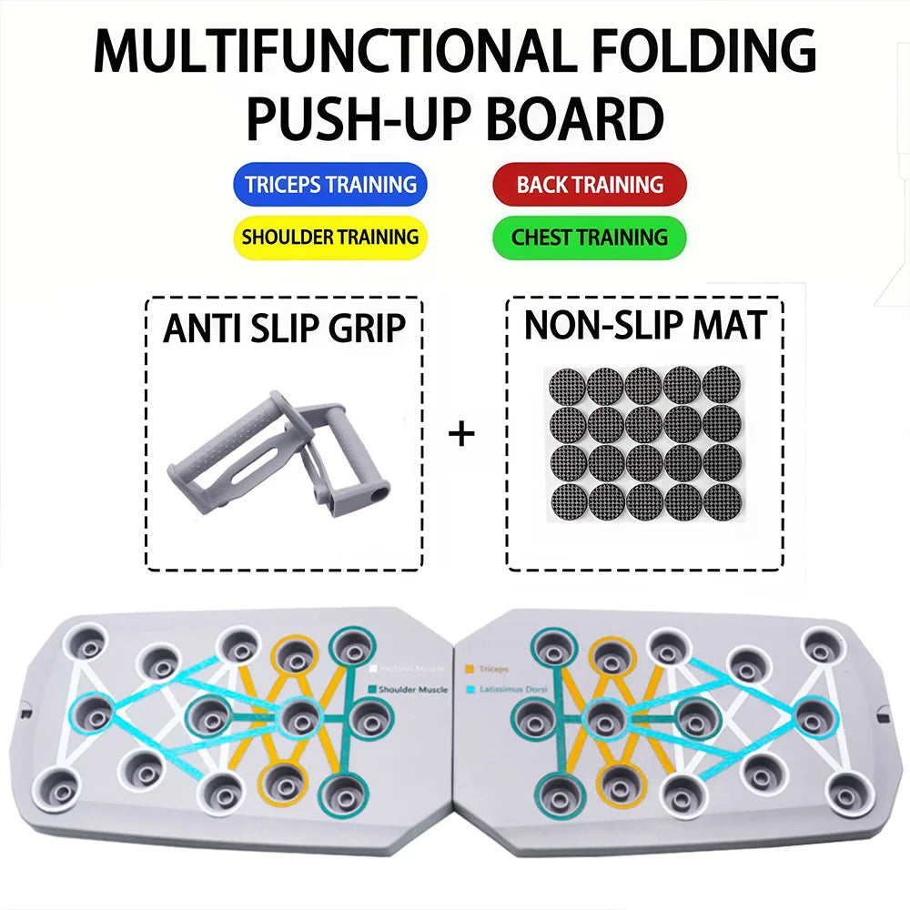 Tragbares multifunktionales Push-up-Board Set für Ganzkörpertraining