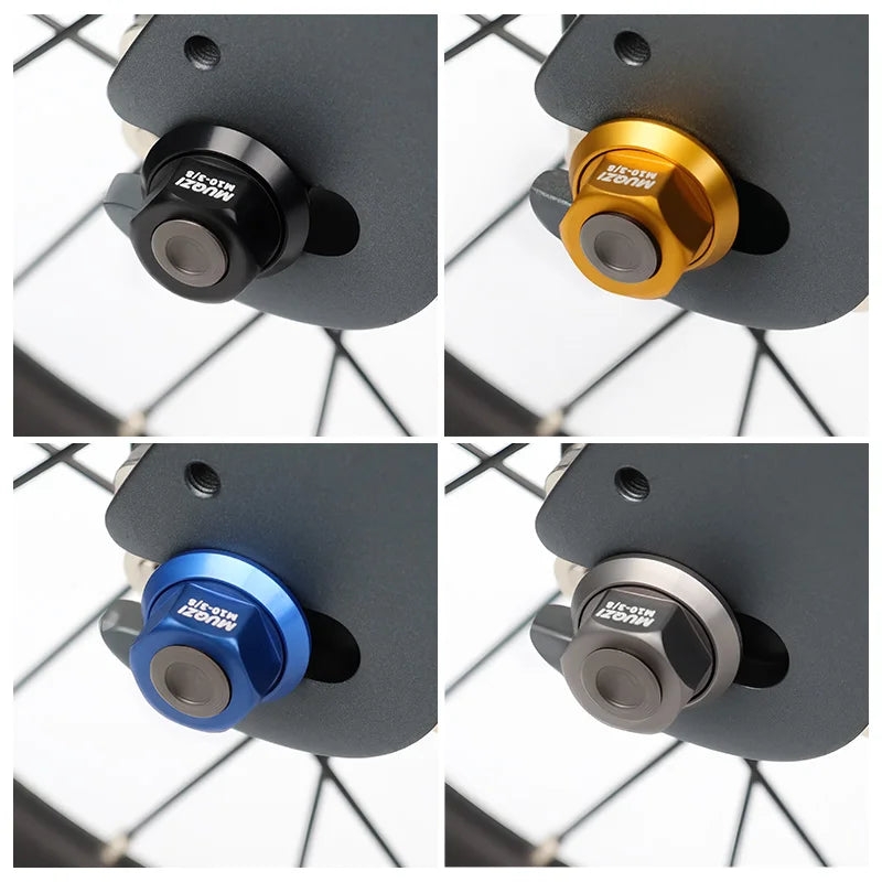 Fahrrad Radnaben Achsmuttern M9 M10 für Mountainbike Faltrad - Sicherer Halt