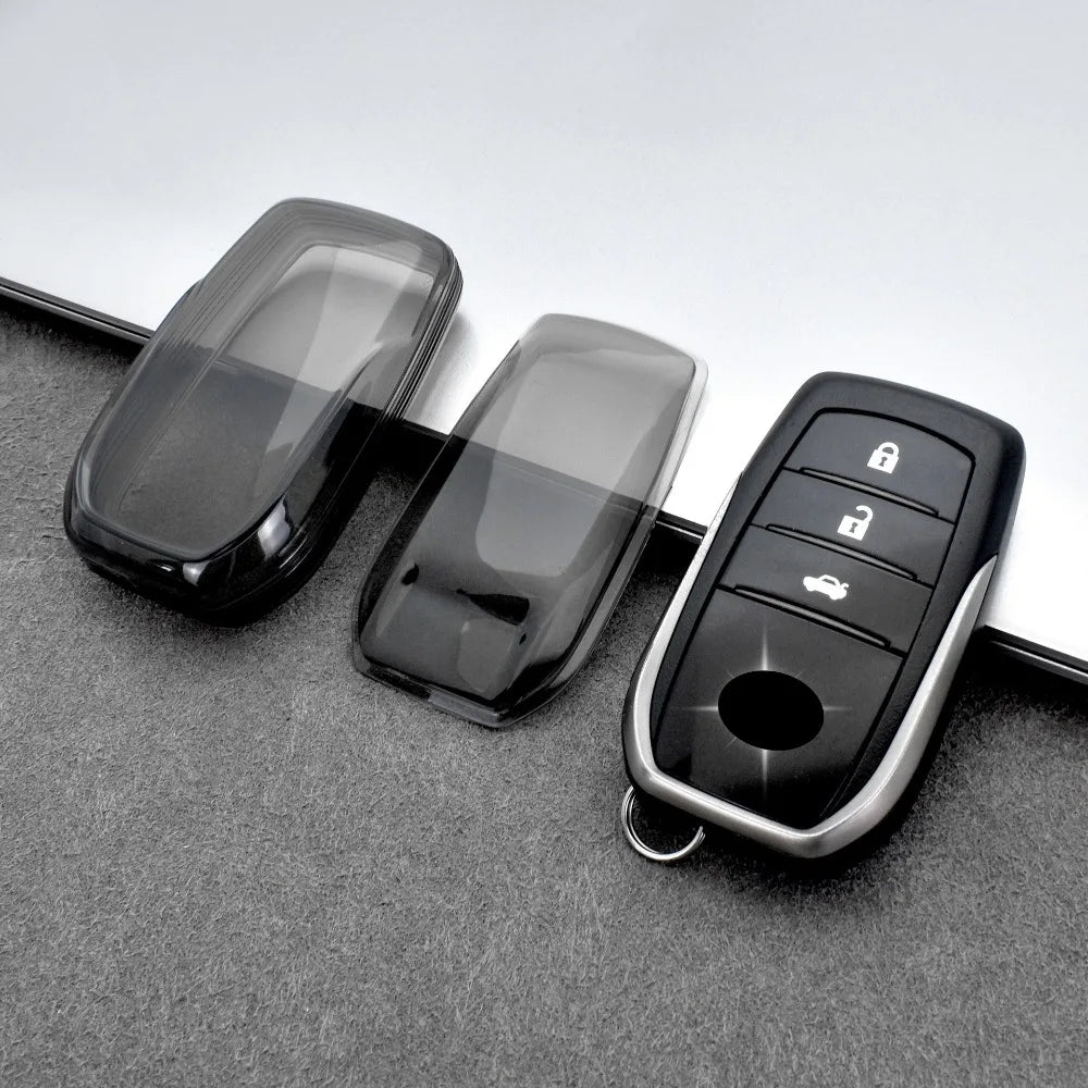 Transparente TPU-Schlüsselhülle mit perfektem Schutz für Fahrzeugschlüssel