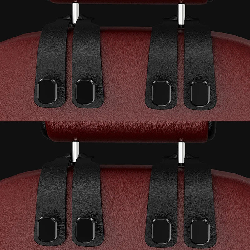 Praktischer Aufbewahrungshaken für Autositz mit Doppelhaken