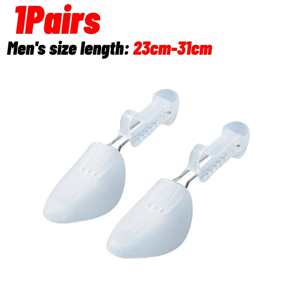 Verstellbare Kunststoff Schuhspanner 1/2 Paar für Damen und Herren Schuhe