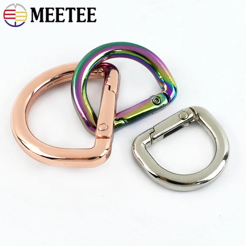 D Ring Karabiner Schnallen Set 5 10 20 Stück für Taschen Gurt