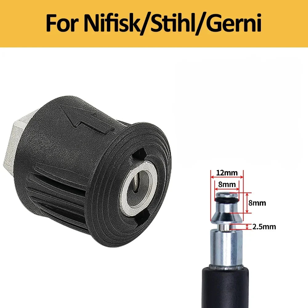 Hochdruckreiniger Schlauch mit Schnellanschluss und 5-Farben-Düse M22