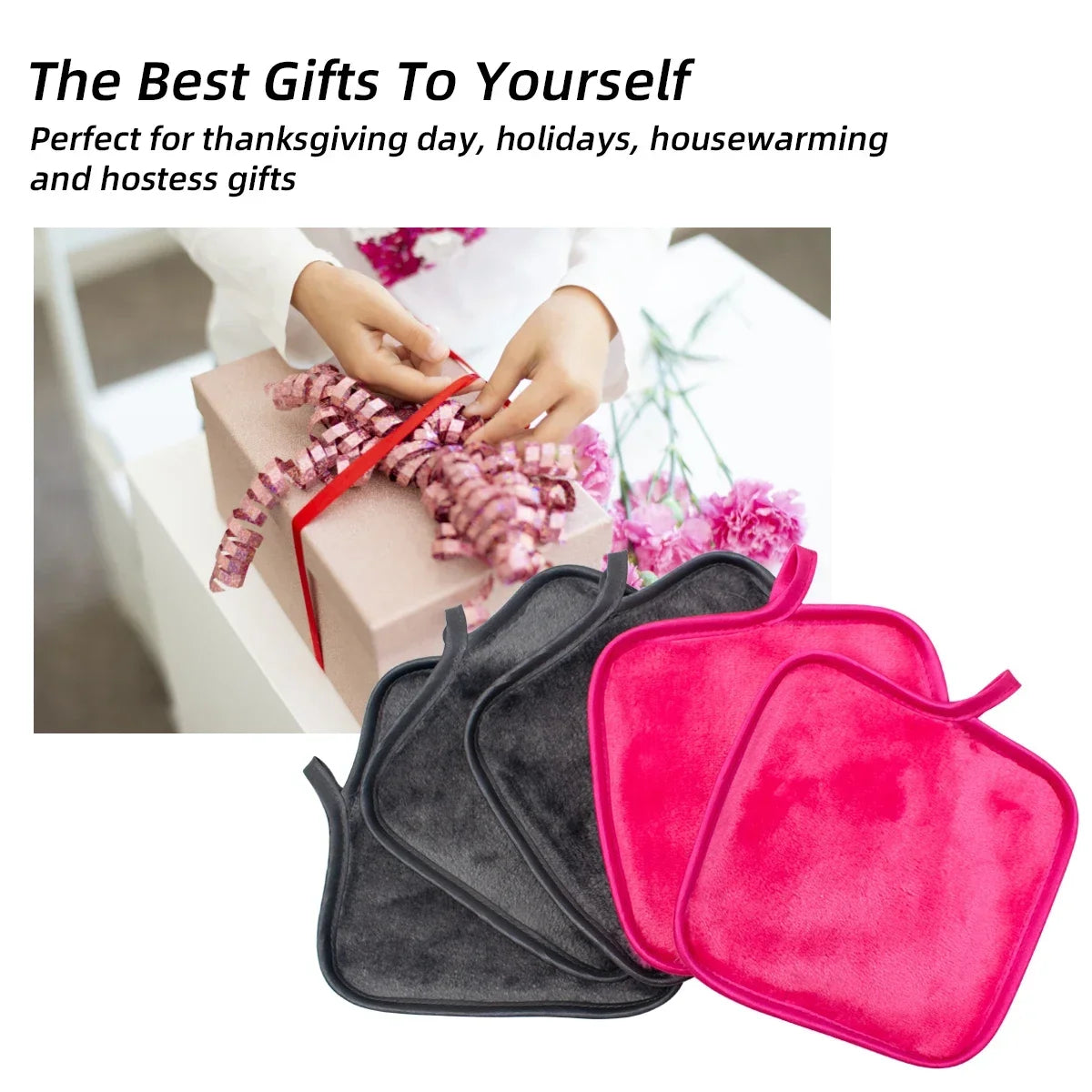 Waschbare Make Up Entferner Pads aus Mikrofaser 2er Set