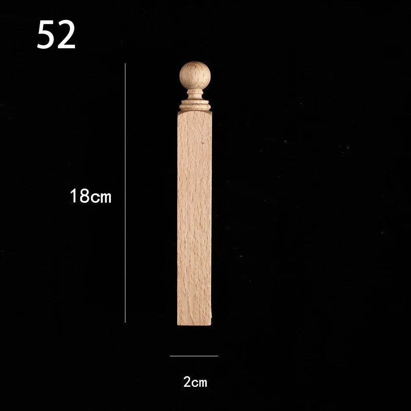 Holzapplikation Spindel Säule Dekoration für Möbel und Heim