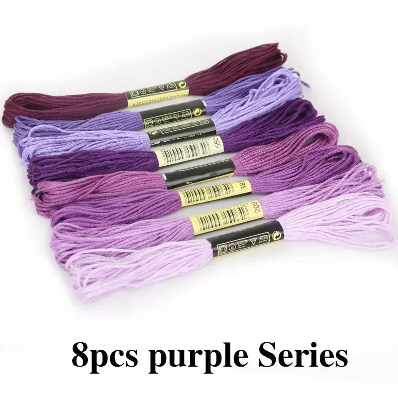 Vielseitiges Stickgarn Mix Farben für Kreativprojekte und Handarbeiten