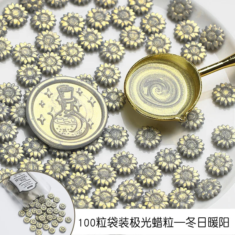 100 Schillernde Siegelwachs Perlen für stilvolle DIY Projekte