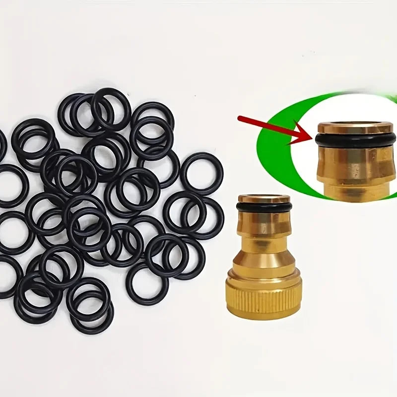40er Set Premium Gummi O-Ringe 16mm Dichtung für Gartenschlauch Wasserhahn