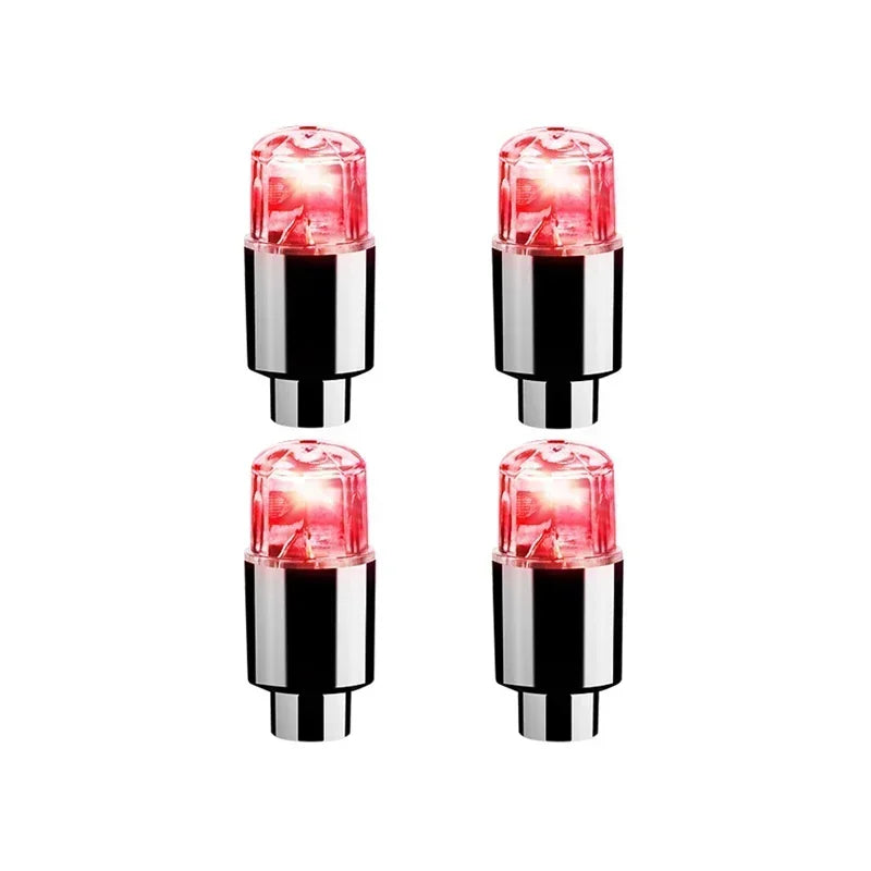 LED Radlichter bunte Reifen Ventilkappen 2 4 8 Stück für Auto Motorrad