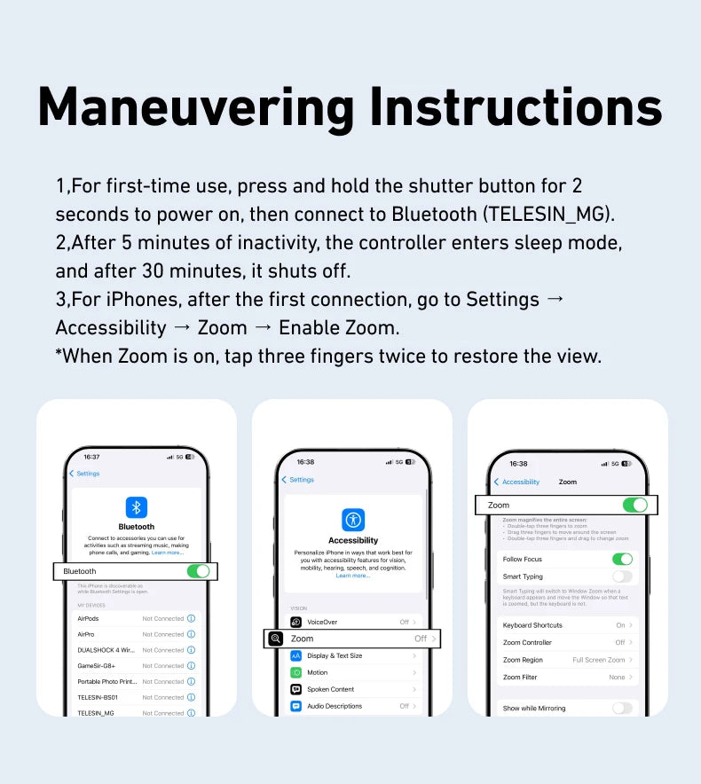 Magnetischer Smartphone-Handgriff mit Bluetooth Fernbedienung