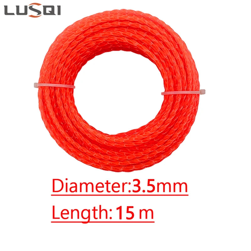 Starker Spiral-Nylon Rasentrimmerfaden für Freischneider - Rasenmäher Zubehör