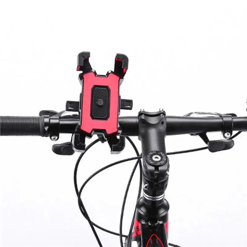 Sichere - robuste Fahrrad Telefonhalterung für Rohre 1,7–3 cm, 4 Farben, bis 500g