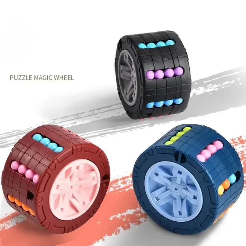 Stressabbau - Konzentration: 3D Gyro Zylinder Cube Puzzle für Jugendliche ab 14 Jahren
