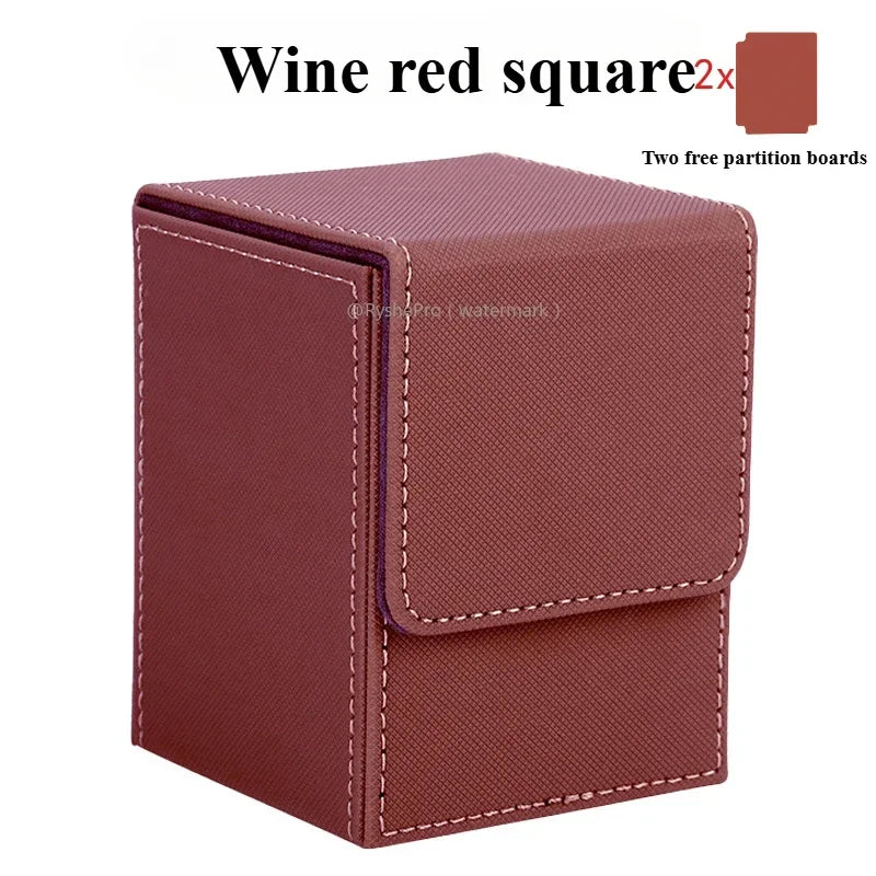 Robuste Deckbox für über 100 Sammelkarten sichere Aufbewahrung