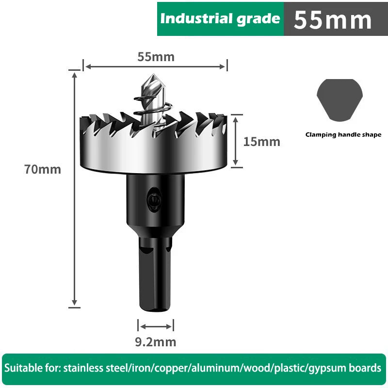 12-100mm HSS Lochsägen Set für Metall Holz Kunststoff