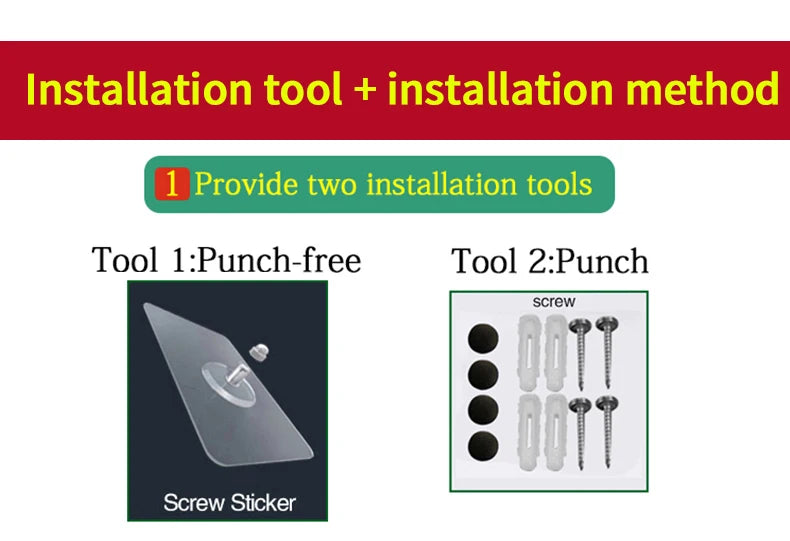 Kleiderhaken ohne Bohren – 6er Set Wandhaken Aluminium-Yabubest - Home & More