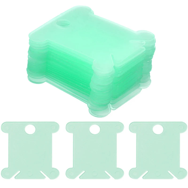 Organizer Set für Stickgarn mit 36 Fächern, Flossern und Zahlenetiketten