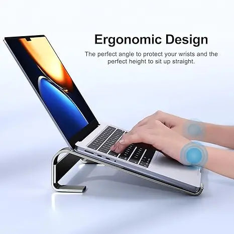 Ergonomischer Laptop-Ständer Aluminium Kühlhalterung für 10-18 Zoll Notebooks