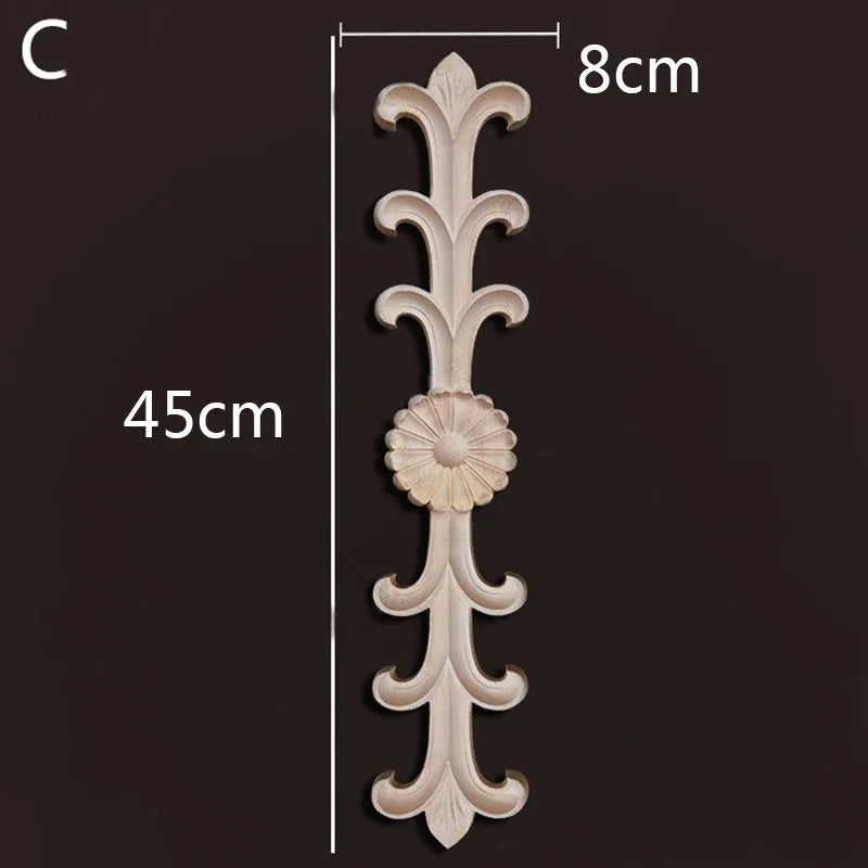 Holzmoebel Applikationen Wohnzimmer Dekoration NATUERLICHE Blumen