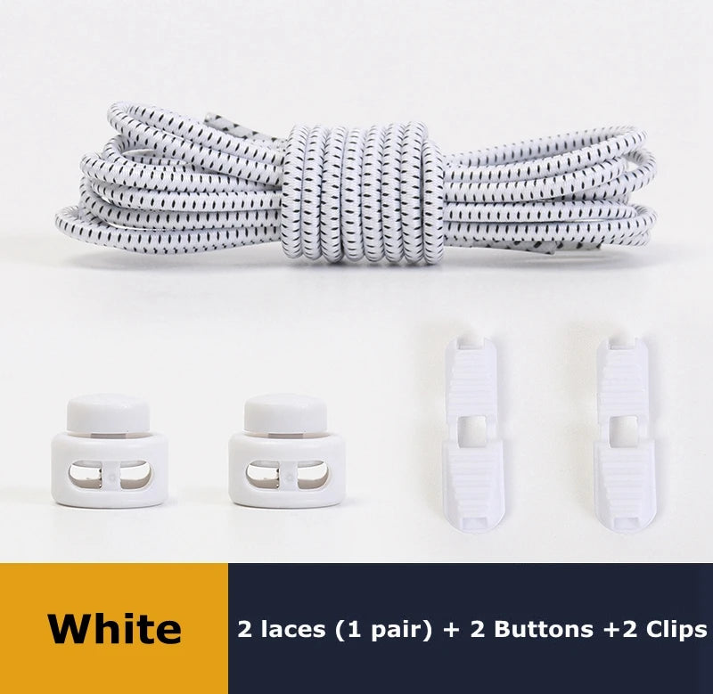 Elastische Schnürsenkel ohne Binden mit Schloss für Sneakers & Co.