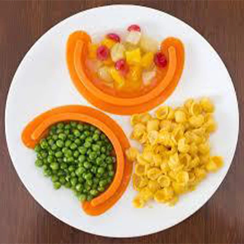 Silikon Lebensmittelseparator Küchenpartition Teiler für Nudeln Fleisch Soße